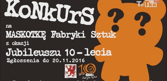 zaprojektuj maskotkę Fabryki Sztuk