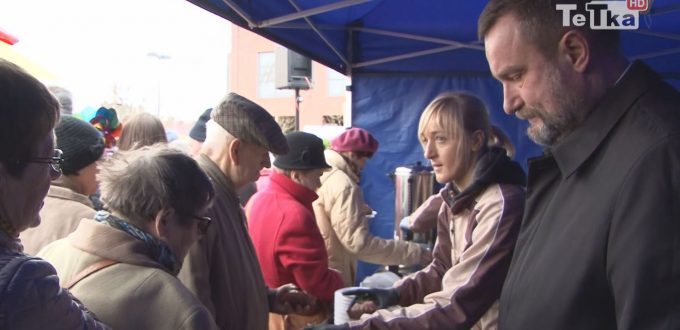 prezydent częstował babami