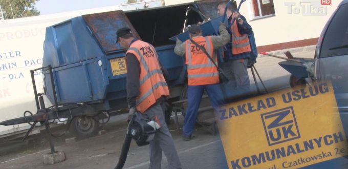 ze śmieciami
