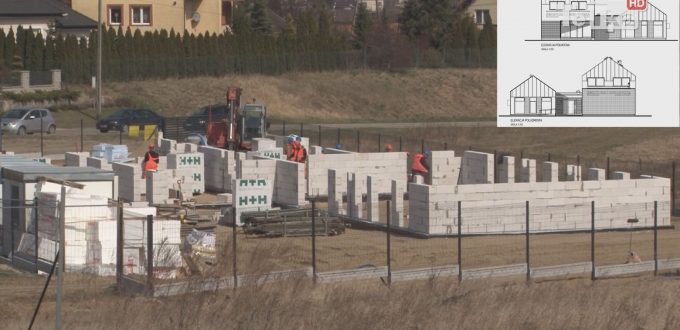 sprawdzaliśmy na jakim etapie jest budowa świetlicy na osiedlu Witosa,