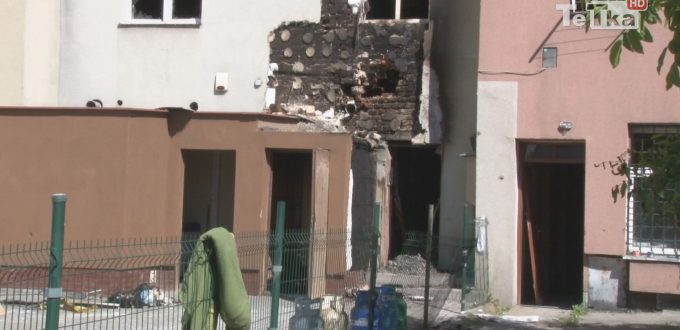 pożar przy Podgórnej