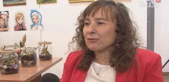 Niepełnosprawna malarka