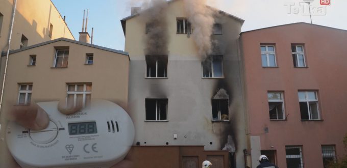 strażacy apelują o rozwagę i zachęcają do instalowania czujek dymu i tlenku węgla