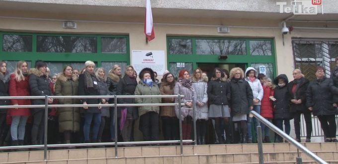 Protest pracowników sądu