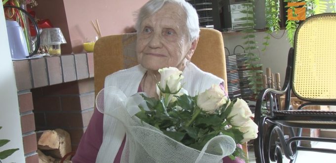 Pani Michalina Terpiłowska z Tczewa obchodziła setne urodziny