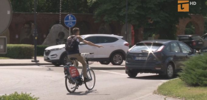 Bezpiecznie w mieście na rowerze
