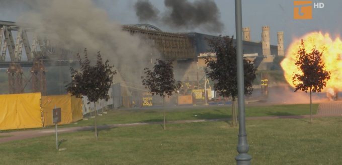 Żywa lekcja historii o obrońcach mostów