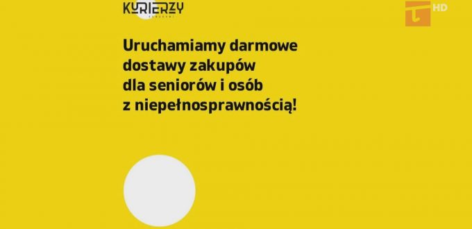 Kurierzy rowerowi pomogą seniorom