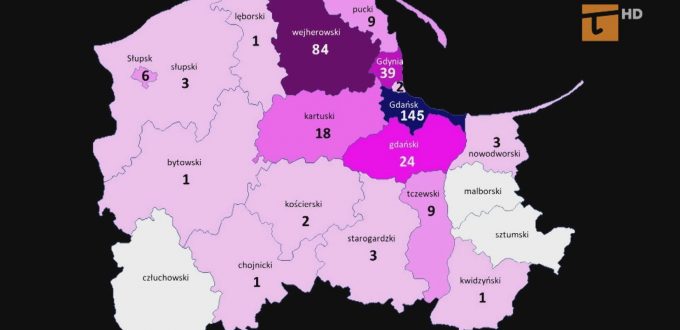 Dziewięć zakażonych i czterech zdrowych
