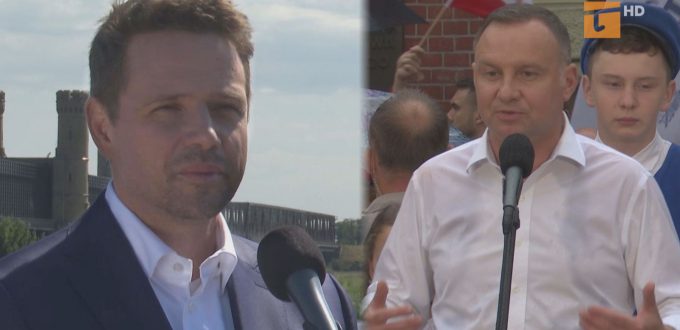 Duda w Starogardzie, Trzaskowski w Tczewie