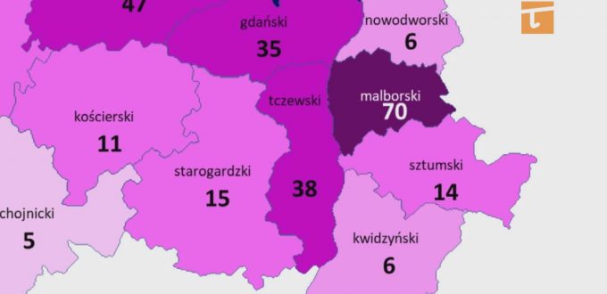 13 nowych zakażeń w powiecie