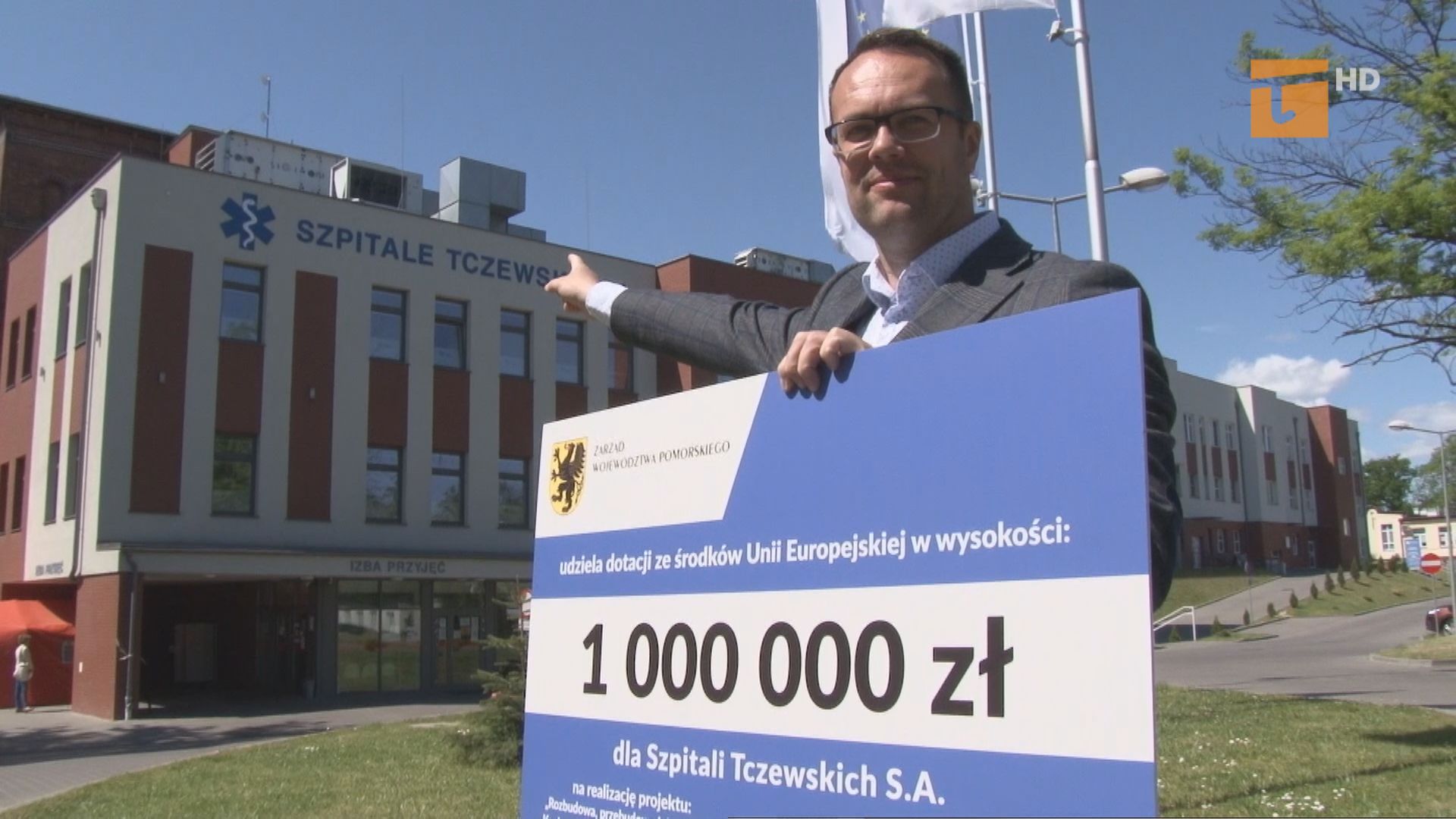 Milion złotych otrzymał tczewski szpital powiatowy na dezynfekcję i środki ochrony osobistej