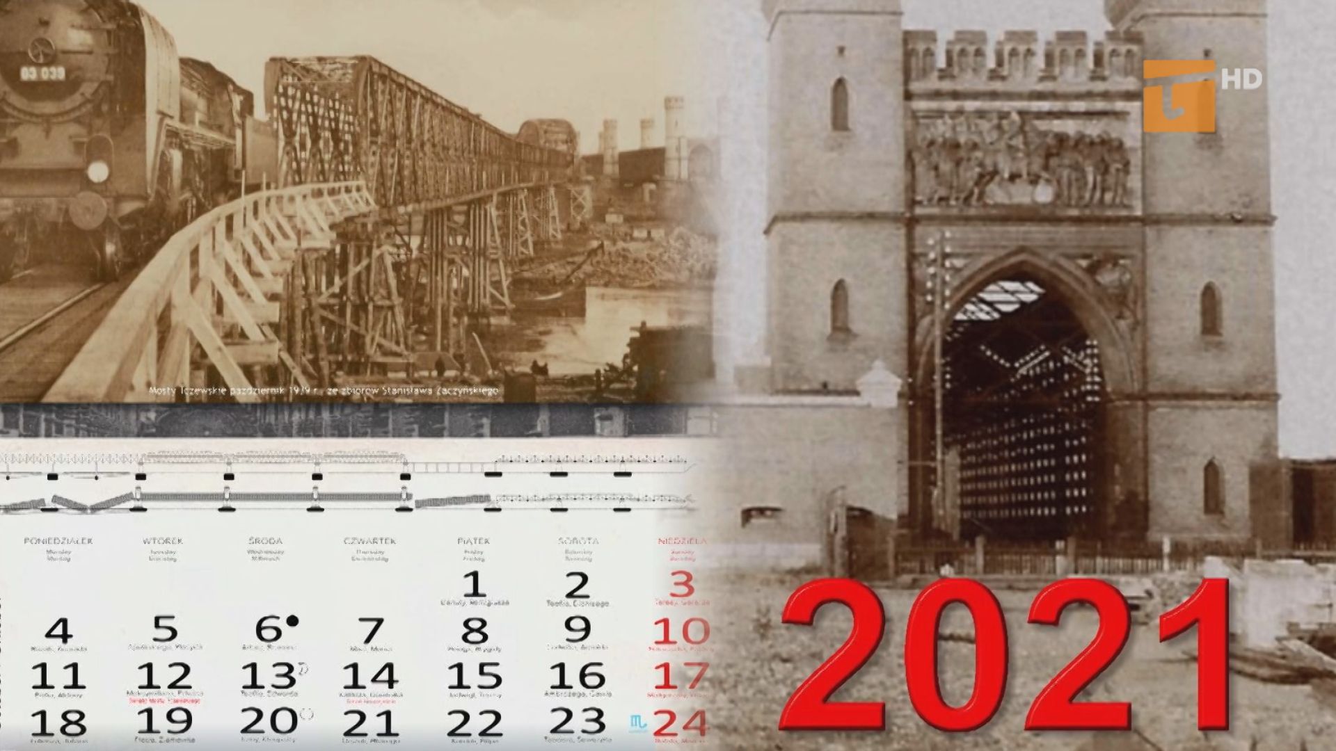 Kalendarz na 2021 rok o mostach