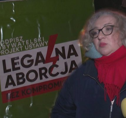 Liderka strajku kobiet zbierała podpisy
