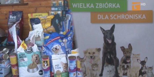 Mieszkańcy Rokitek zebrali karmę dla zwierząt