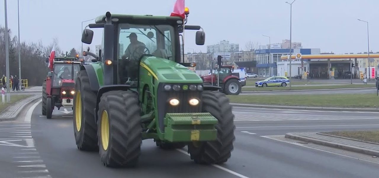 Rolnicy protestowali na ulicach Tczewa