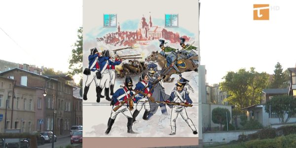 Napoleoński mural upamiętni bitwę o Tczew