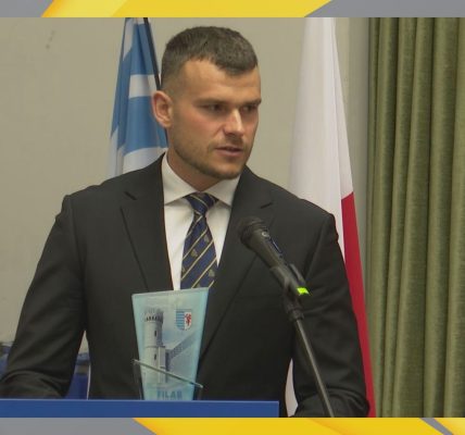 Mateusz Biskup nagrodzony Filarem Powiatu