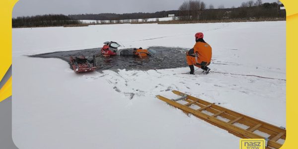 Zamarznięte jezioro to nie plac zabaw