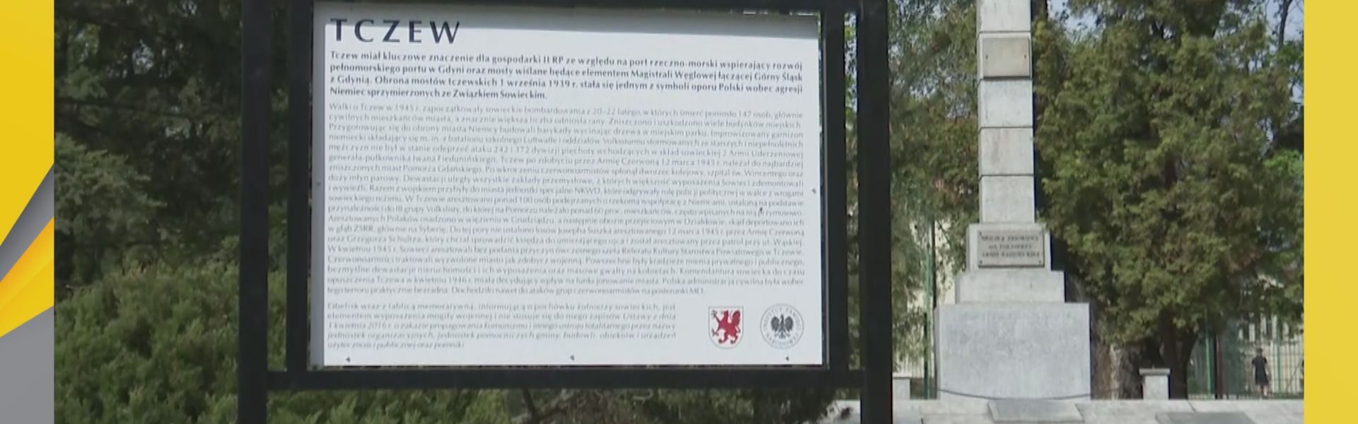 Nowa tablica z prawdą o wyzwoleniu Tczewa