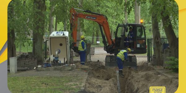 W parku ruszyła wymiana wodociągów