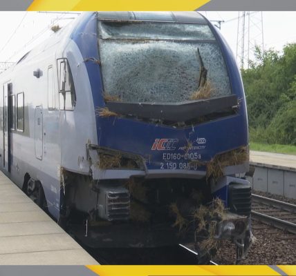 Pociąg zderzył się z ciągnikiem