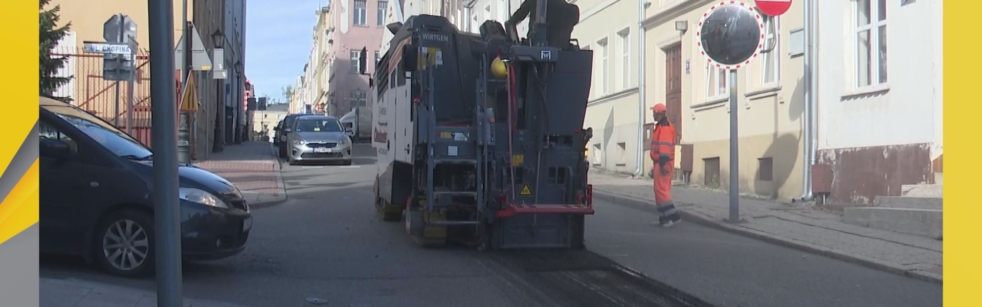 Uwaga kierowcy - trwają prace drogowe