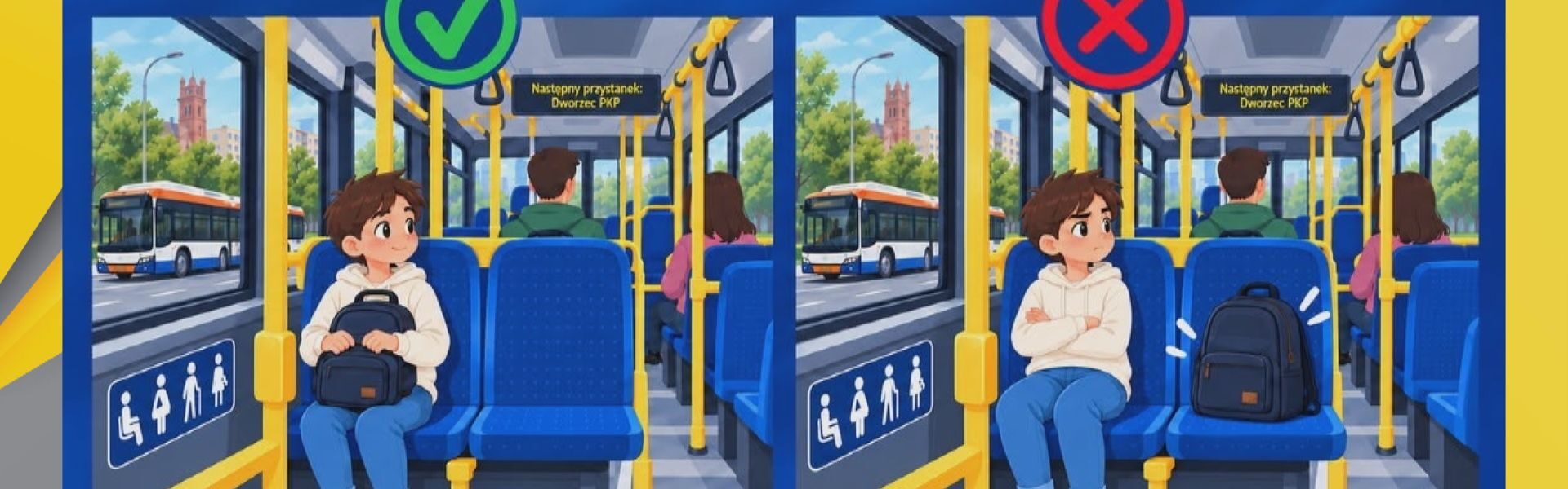 Uczą kulturalnych zachowań w autobusach