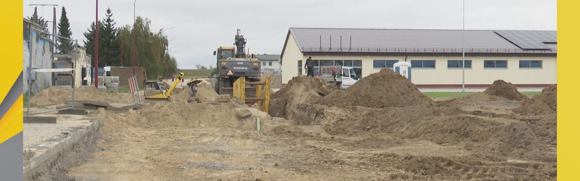 Trwa przebudowa ulicy Okrętowej