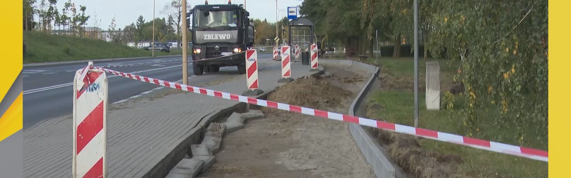 Przebudowują ścieżkę rowerową na Al. Kociewskiej