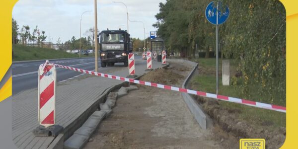 Przebudowują ścieżkę rowerową na Al. Kociewskiej